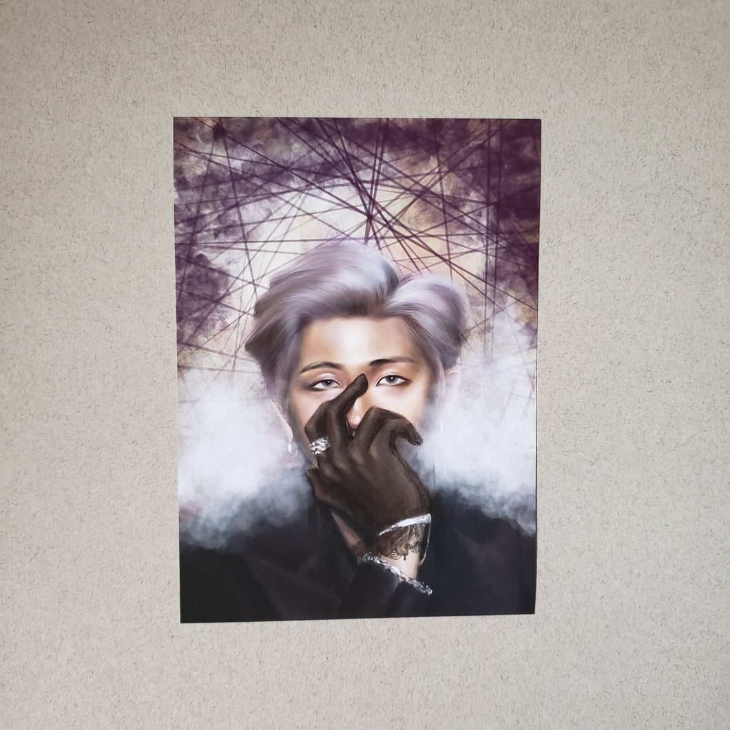 Glove Black Swan Joon Print