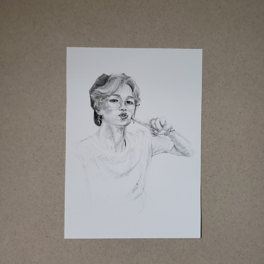 Cheek Poke Jimin Print