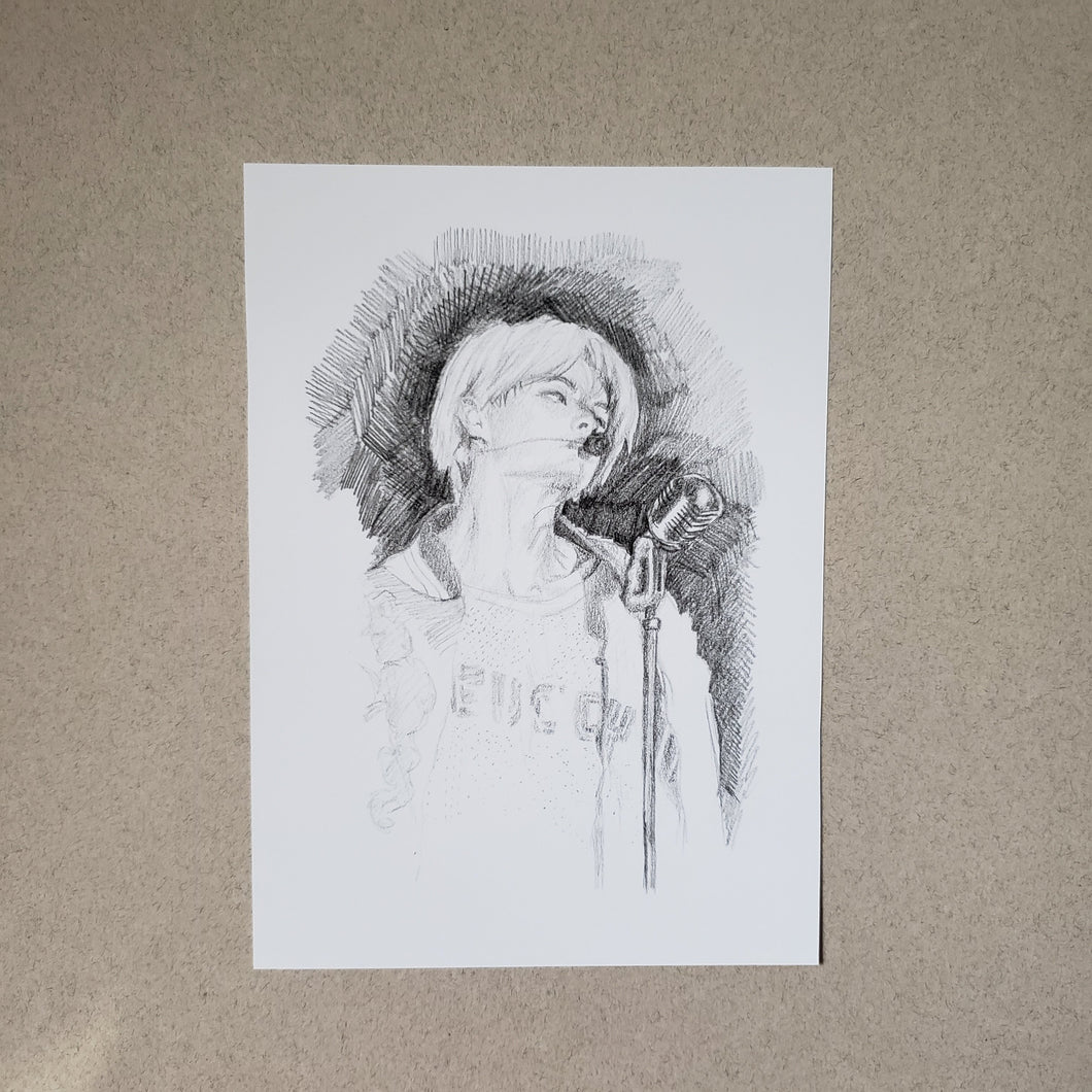 Mic Taehyung Print