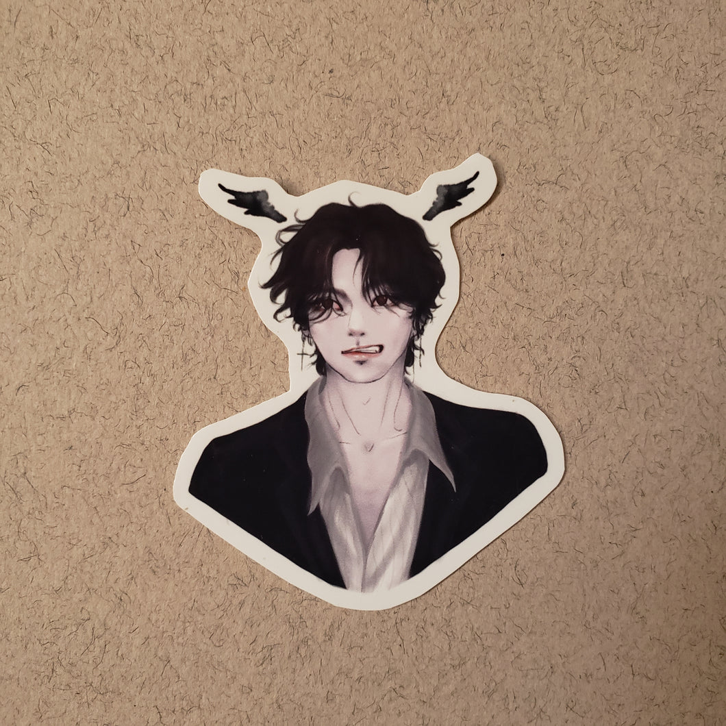 Demon JK Die-cut Sticker
