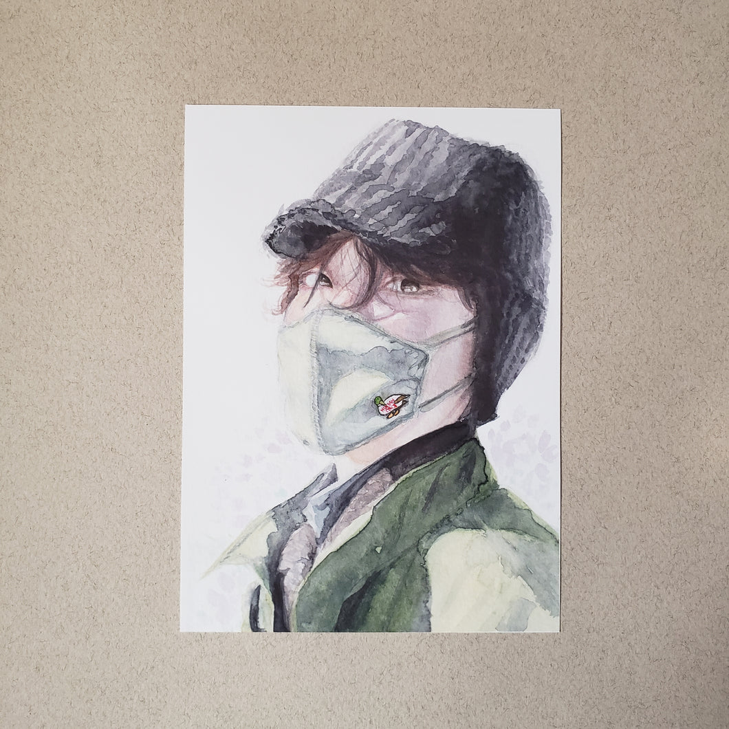 Duck Mask Hobi Print