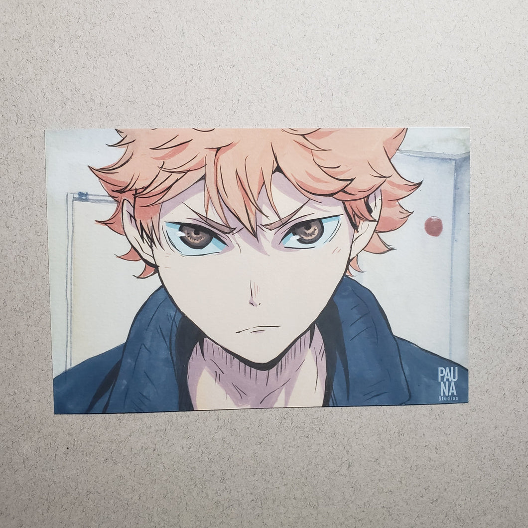 Angry Hinata Print